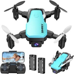 SIMREX X300C Mini Drone with Camera 720P HD FPV, RC Quadcopter Foldable Drone wi